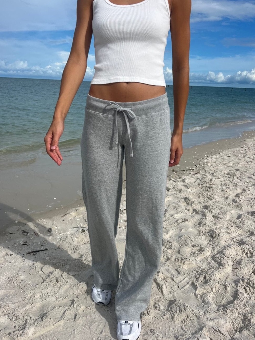Brandy Melville Hilary light grey sweats
